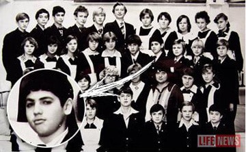 Grisha Perelman trong lớp học của cô V. Berdova