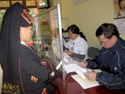Người bệnh đến đăng ký khám bệnh tại Trung tâm chăm sóc sức khỏe sinh sản Ảnh: Chí Tuấn