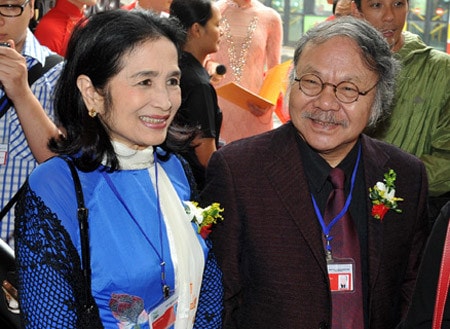 NSND Trà Giang và NSND Đoàn Dũng