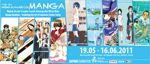 Poster triển lãm manga tại Việt Nam