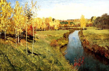 Mùa thu vàng của Levitan Nguồn: wikimedia.org