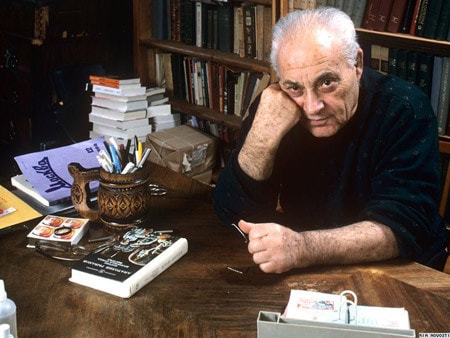 Anatoli Rybakov trong phòng văn, 1987