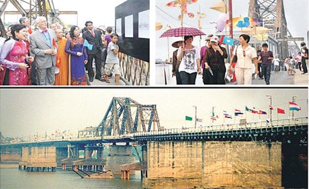 Festival nghệ thuật trên cầu Long Biên - Cây Cầu vì Hòa Bình