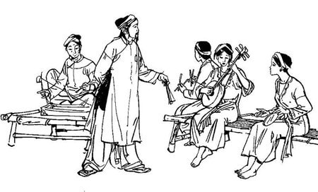 Đào, kép thời xưa