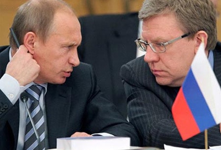 Nguyên Bộ trưởng Tài chính Alexei Kudrin là một trong những nhân vật thân tín của Thủ tướng Vladimir Putin Nguồn: RIA Novosti