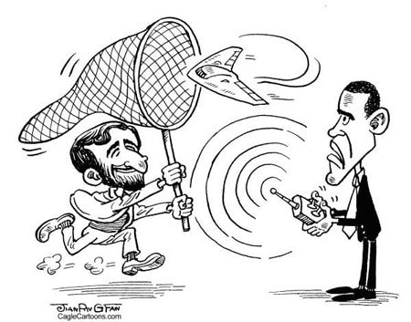 Biếm họa của Jianping Fan, Trung Quốc Nguồn: Calge Cartoons