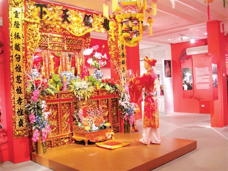 Một góc trưng bày