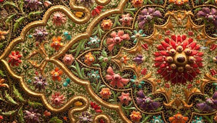 Nghệ thuật thêu Zari của Ấn Độ ảnh 4