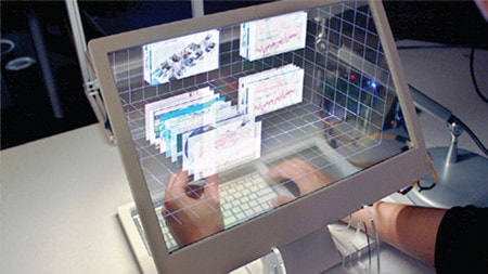 Màn hình desktop 3D trong suốt ảnh 1