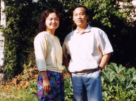 Tác giả bài báo và Kim Phúc năm 1991