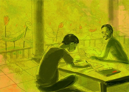 Minh họa của Vũ Xuân Hoàn