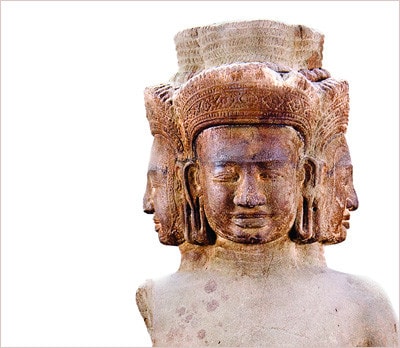 Tượng thần Brahma bằng đá, thế kỷ XII - XIII