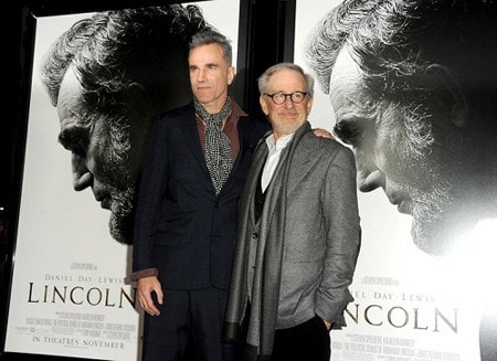 Daniel Day-Lewis và đạo diễn Spielberg