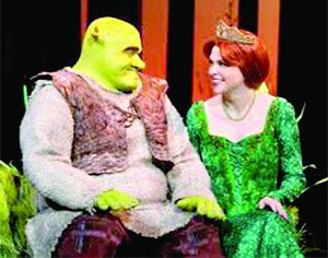 Một cảnh trong nhạc kịch Chằn tinh tốt bụng (Shrek)