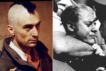Nhân vật Travis Bickle và nguyên mẫu Arthur Bremer (phim Tài xế taxi) Nhân vật Travis Bickle và nguyên mẫu Arthur Bremer (phim Tài xế taxi)