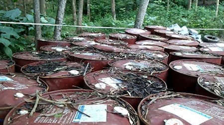 Thuốc trừ sâu được tìm thấy trong khuôn viên nhà máy