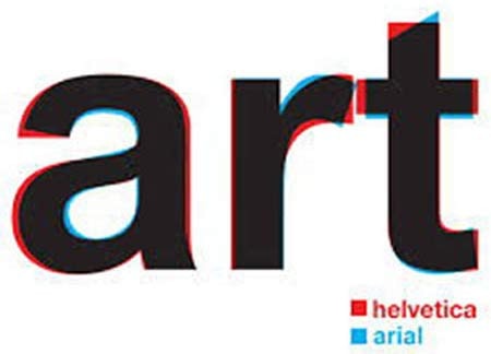 Sự khác biệt giữa hai font chữ Helvetica và Arial
