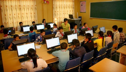 Tiết tin học lớp 8, Trường Phổ thông Dân tộc bán trú THCS xã Phúc Khoa, Tân Uyên, Lai Châu