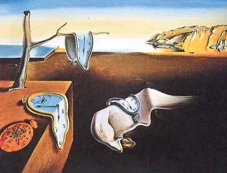 Sự dai dẳng của ký ức, 1931, khổ 23x33cm, sơn dầu trân toan của Salvador Dali, hiện được lưu giữ tại Bảo tđng Hiện đại New York