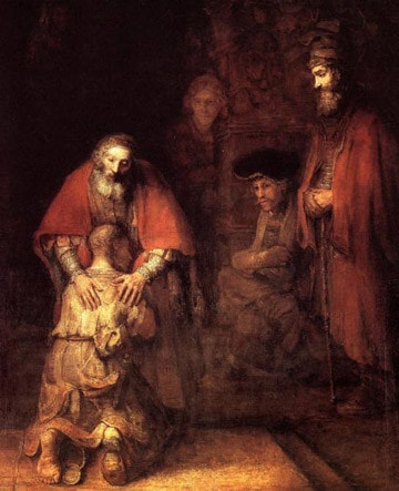 Đứa con hoang đàng trở về của danh họa Rembrandt thế kỷ XVII