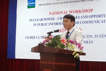 Cục trưởng Cục Năng lượng nguyên tử Hoàng Anh Tuấn.