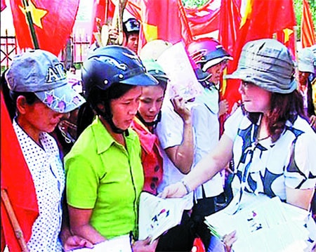 Tuyên truyền Pháp lệnh dân số ở Quảng Trị Nguồn: baoquangtri.vn