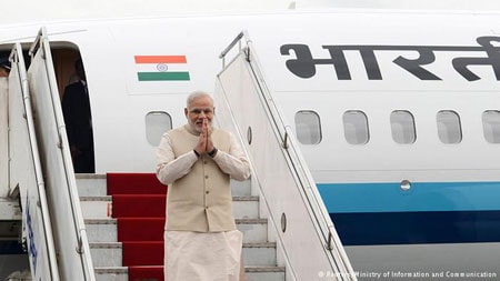 Thủ tướng Ấn Độ Narendra Modi trong chuyến thăm Nhật Bản Nguồn: DW