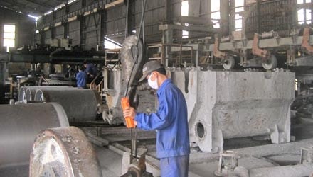 Dây chuyền sản xuất tấm lợp không amiăng được Nhà máy tấm lợp Gang Thép sử dụng sản xuất tấm lợp chứa amiăng