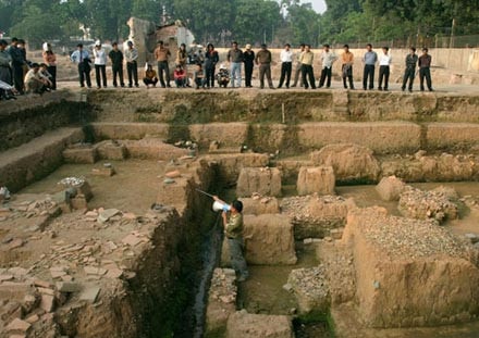Một góc di tích thành Cổ Loa Nguồn: khoahoc.com.vn