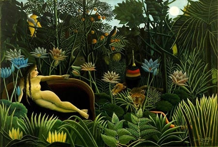 Giấc mơ (Dream), sơn dầu của Henri Rousseau, sáng tác năm 1910, kích thước 204,5x 298,5cm, đang lưu giữ tại Bảo tàng Nghệ thuật hiện đại New York