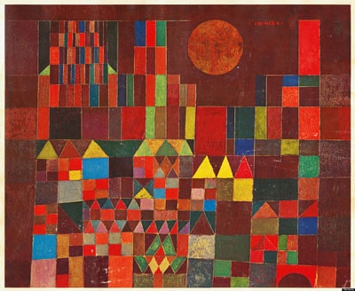 Lâu đài và mặt trời, 1928, sơn dầu của Paul Klee, hiện thuộc sưu tập cá nhân