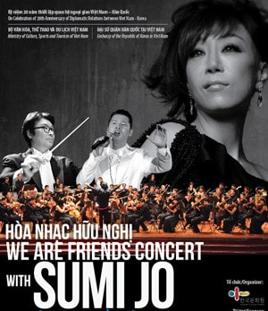 Giọng nữ cao Hàn Quốc Sumi Jo biểu diễn tại Hà Nội