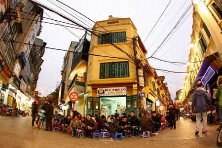 Phố Tạ Hiện được trùng tu năm 2012 Nguồn: nguoidothi.vn
