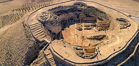 Đồi Herodium nhìn từ trên cao