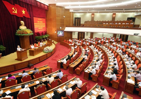 Tổng bí thư Nguyễn Phú Trọng phát biểu tại Hội nghị Ảnh: Trí Dũng