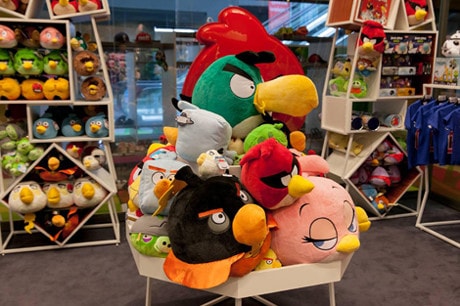 Cửa hàng bán đồ lưu niệm mang tên Angry Birds