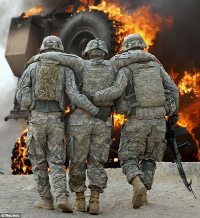 Binh sĩ Mỹ chiến đấu tại Iraq Nguồn: Reuters