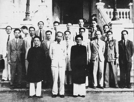 Chính phủ liên hiệp kháng chiến do Chủ tịch Hồ Chí Minh đứng đầu được công nhận tại Kỳ họp thứ Nhất, QH Khóa I, tháng 3.1946 Ảnh: Tư liệu