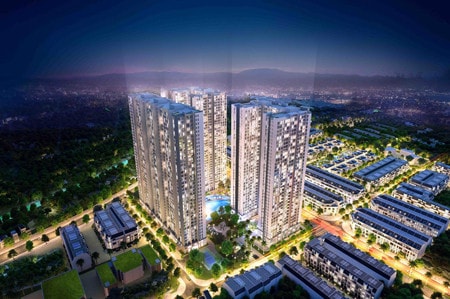 Phối cảnh dự án Vinhomes Gardenia và Khu căn hộ The Arcadia