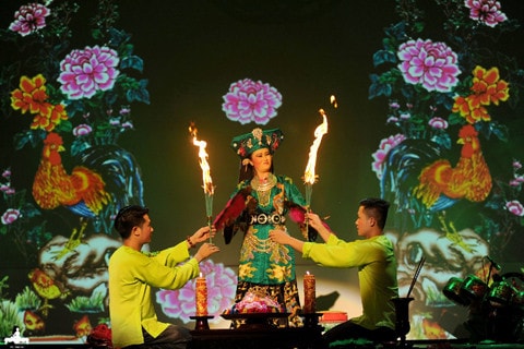 Tứ phủ trên sân khấu Nguồn: Nhà hát Việt