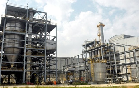 Cụm phân xưởng công nghệ nhà máy nhiên liệu sinh học Bio-ethanol Dung Quất Nguồn: ITN