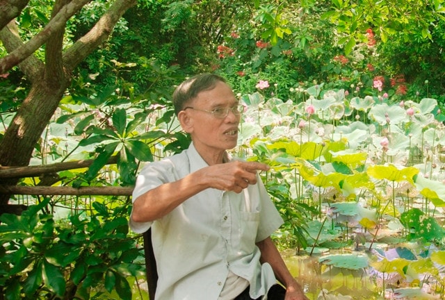 Ông Quang nhớ về những năm tháng lịch sử Ảnh: Dantri