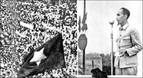 Ngày 2.9.1945, Chủ tịch Hồ Chí Minh đọc bản Tuyên ngôn Độc lập trên quảng trường Ba Đình lịch sử