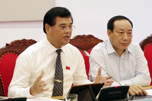 Ủy viên thường trực Ủy ban Tài chính- Ngân sách của Quốc hội Nguyễn Hữu Quang Ảnh: Duy Thông