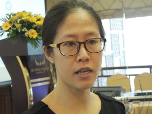 Bà Phạm Quế Anh - chuyên gia GIZ Ảnh: Hà An