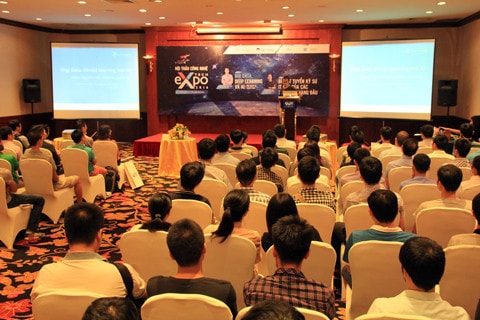 Sự kiện còn diễn ra các hội thảo công nghệ Ảnh: Thanh Bình Sự kiện còn diễn ra các hội thảo công nghệ Ảnh: Thanh Bình