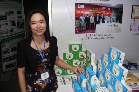 Chủ đề tài khoa học với sản phẩm được ký kết Ảnh: Thanh Bình
