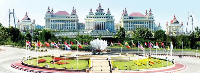 Trụ sở Quốc hội Liên bang Myanmar ở Thủ đô Nay Pyi Taw