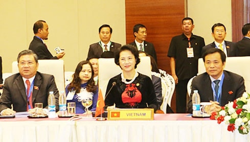 Chủ tịch Quốc hội Việt Nam Nguyễn Thị Kim Ngân tham dự cuộc họp của Ủy ban Chấp hành AIPA-37