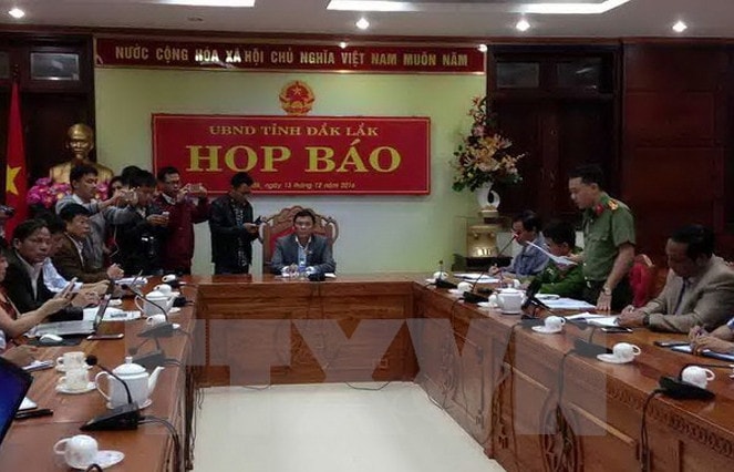 Công an tỉnh Đắk Lắk thông tin chính thức vụ nổ Nguồn: TTXVN